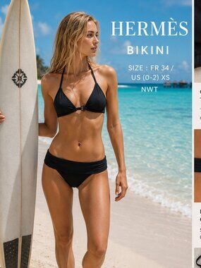 Hermes | Swim | Hermes Bikini Top | Poshmark